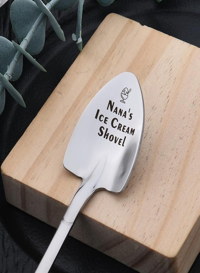 Borhmty Grandma Nana Mother Day Birthday Gifts for Gigi Grandmother Nana's Ice Cream Shovel Spoon Gifts for Nanny Mamaw Grandma Retirement Gift from Granddaughter Grandson Mimi Nana Gift for Women - Image 5