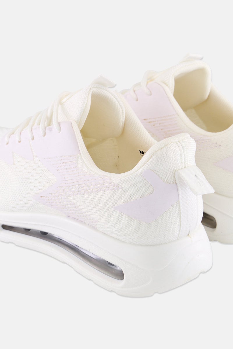 CROSSHATCH أحذية تدريب رجالية تشيلترن مزودة بأربطة، بيضاء - Image 2