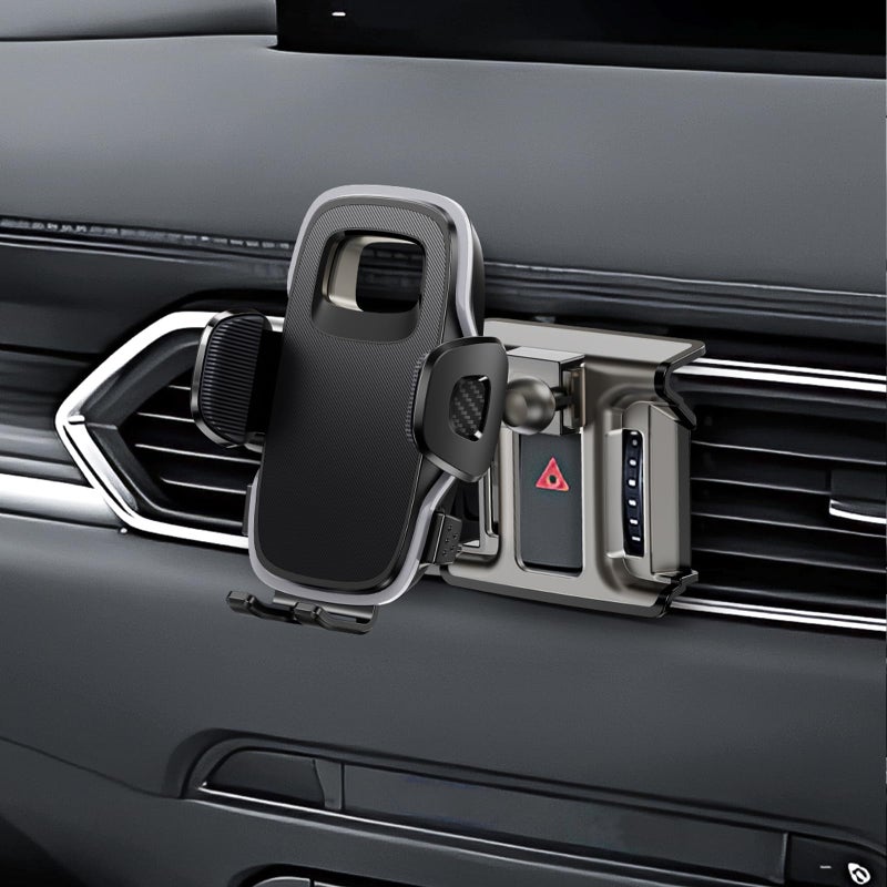 ELOHEI Phone Holder for Mazda CX5 with Custom Base, Specifically Design Car Phone Mount for Mazda CX5 2017-2024 Accessories, for 4.7-7 in Phones - Image 1