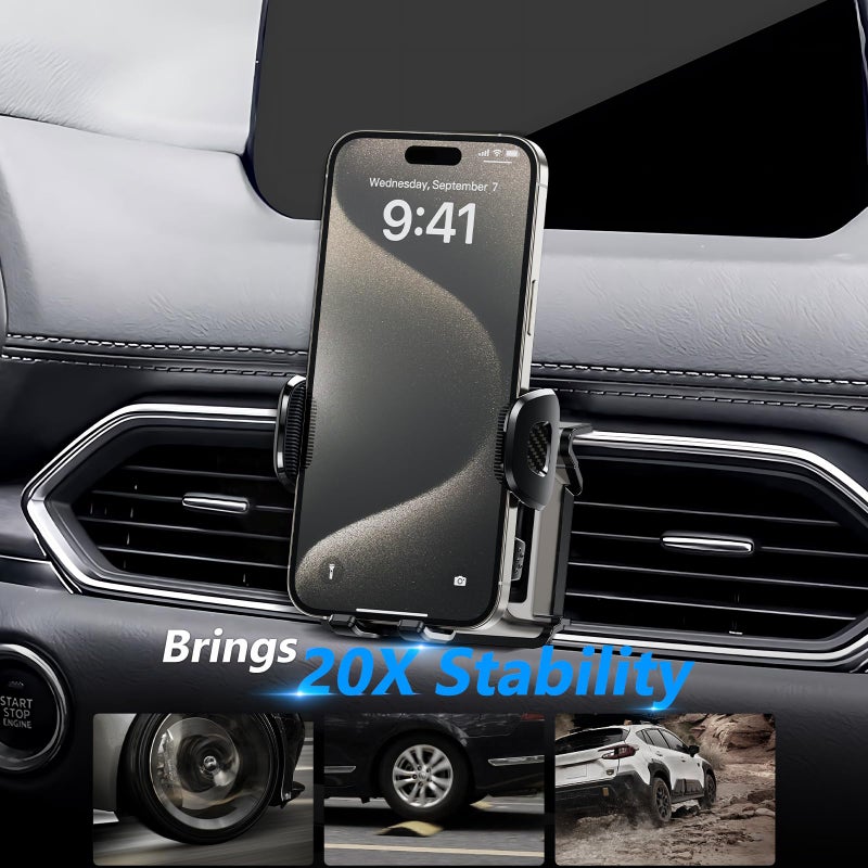 ELOHEI Phone Holder for Mazda CX5 with Custom Base, Specifically Design Car Phone Mount for Mazda CX5 2017-2024 Accessories, for 4.7-7 in Phones - Image 5