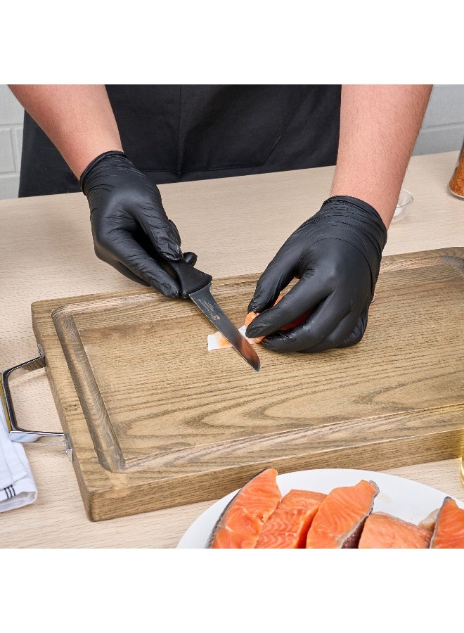 Restaurantware Sensei 6 Inch Boning Knife, 1 With Colored Coded Pins Fillet Knife - High-Carbon, Stain-Resistant, Black German Steel Knife For Fish, Ergonomic Handle, For Fish, Vegetables Or Entrees  - Image 5
