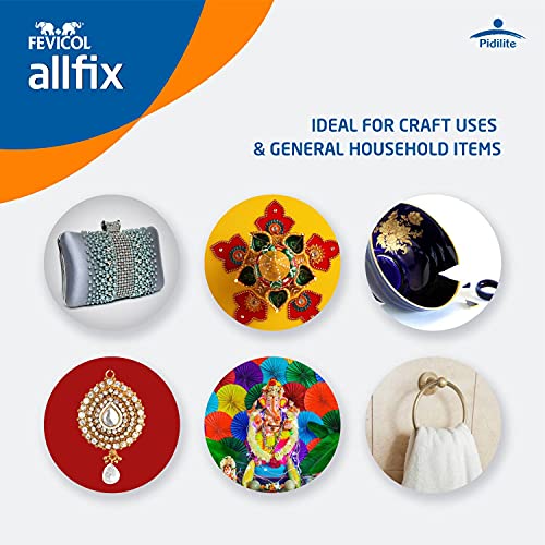 Pidilite Multi-Purpose Allfix Clear & Non-Staining Adhesive (20ml) - Image 4