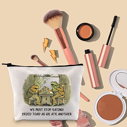 BLUPARK Frog And Toad Riding Inspired Makeup Bag Funny Frog And Toad Gift Best Friends Gift Storybook Gift - Image 4