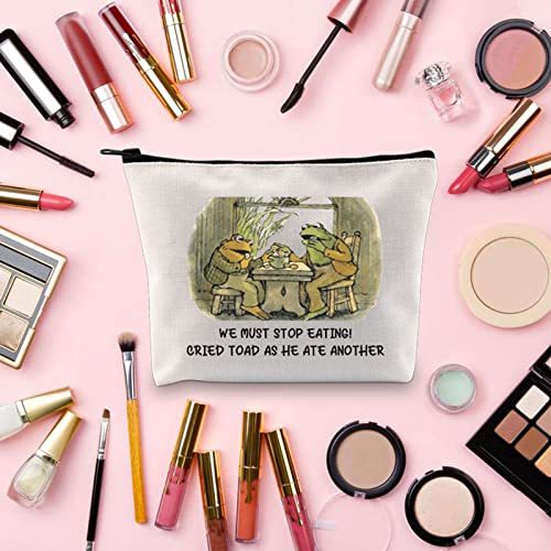 BLUPARK Frog And Toad Riding Inspired Makeup Bag Funny Frog And Toad Gift Best Friends Gift Storybook Gift - Image 3