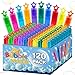 Jumlys 120 Pcs Mini Bubble Wands in 10 Colors Bulk Party Favors for Kids Themed Birthday Christmas New Year Valentine Carnival School Classroom Prizes for Boys Girls Ideal Goodies Bags Stuffers - Image 3
