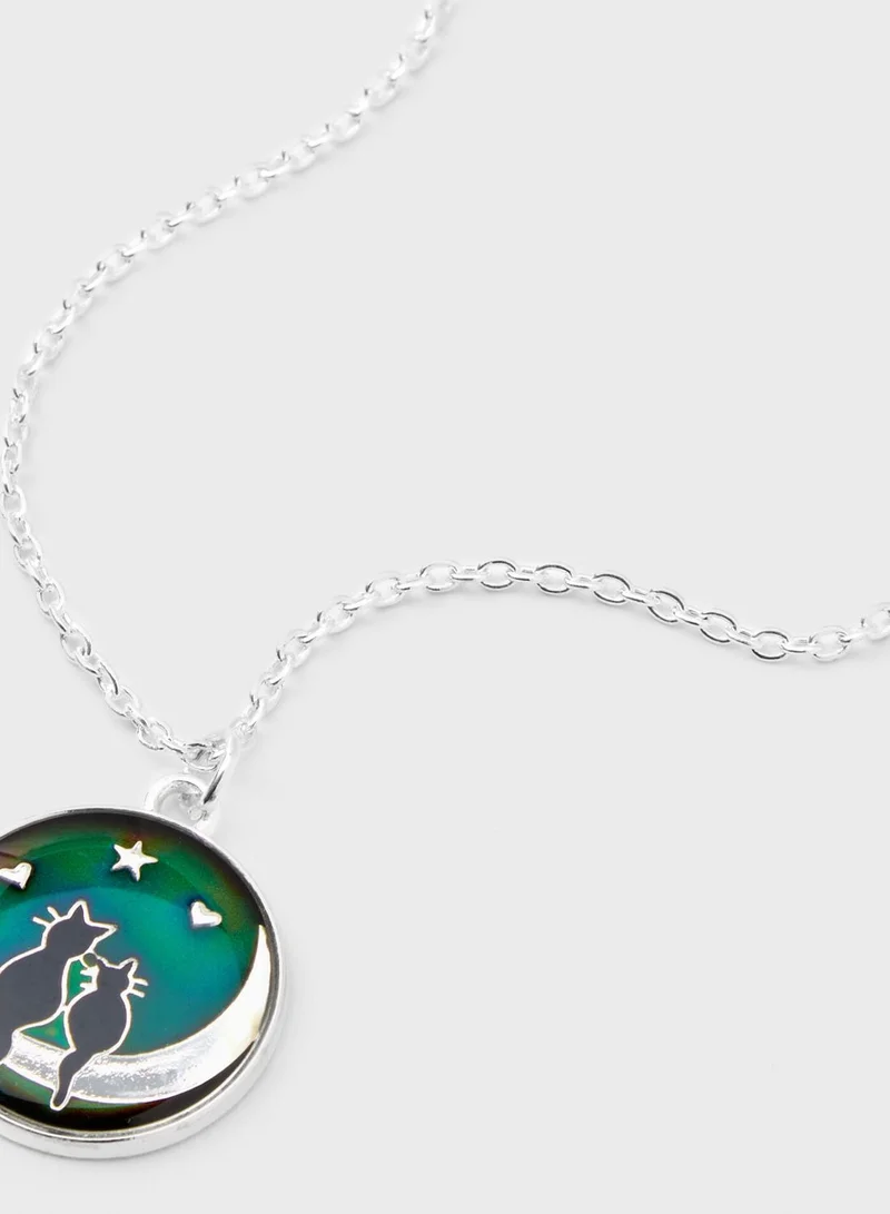Claires Kids Cat Pendant Necklace