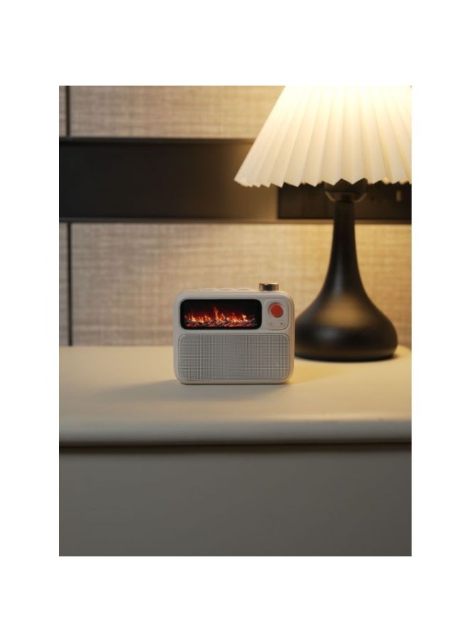 Divoom FlowToo Multifunctional Bluetooth Speaker - White - Image 4