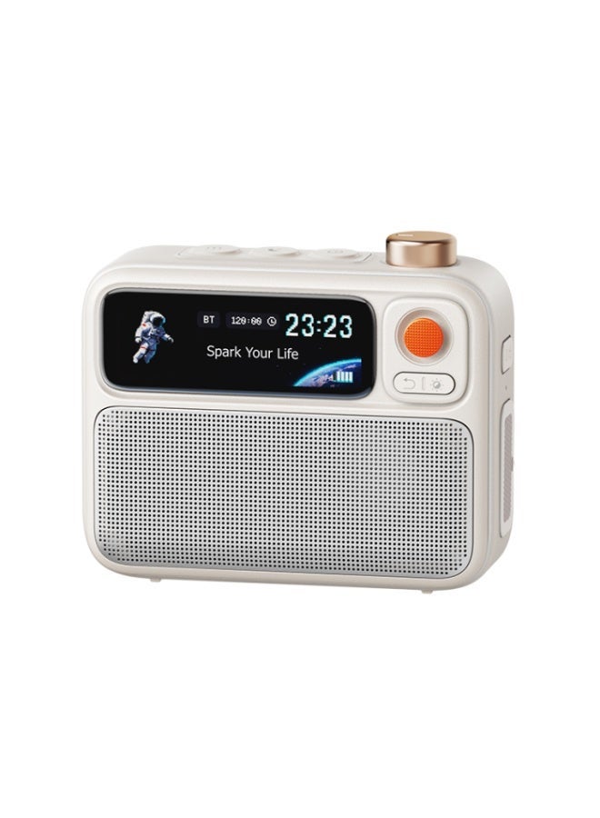 Divoom FlowToo Multifunctional Bluetooth Speaker - White - Image 1