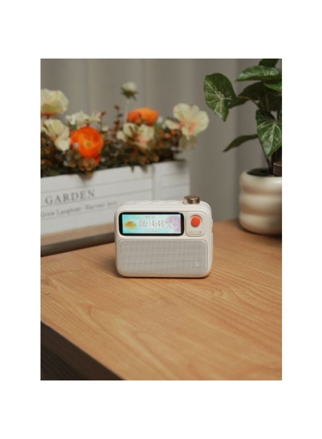 Divoom FlowToo Multifunctional Bluetooth Speaker - White - Image 2