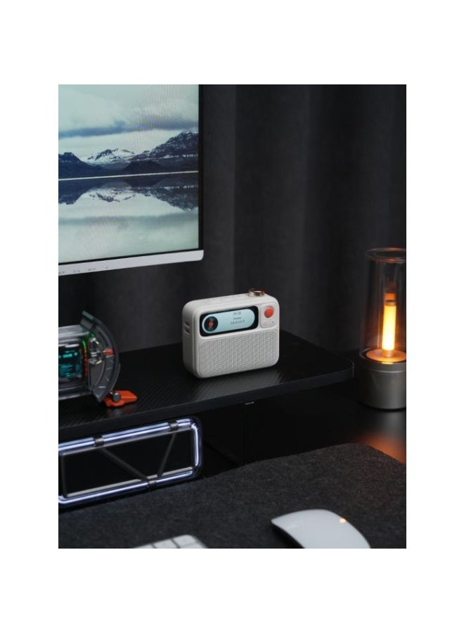 Divoom FlowToo Multifunctional Bluetooth Speaker - White - Image 3