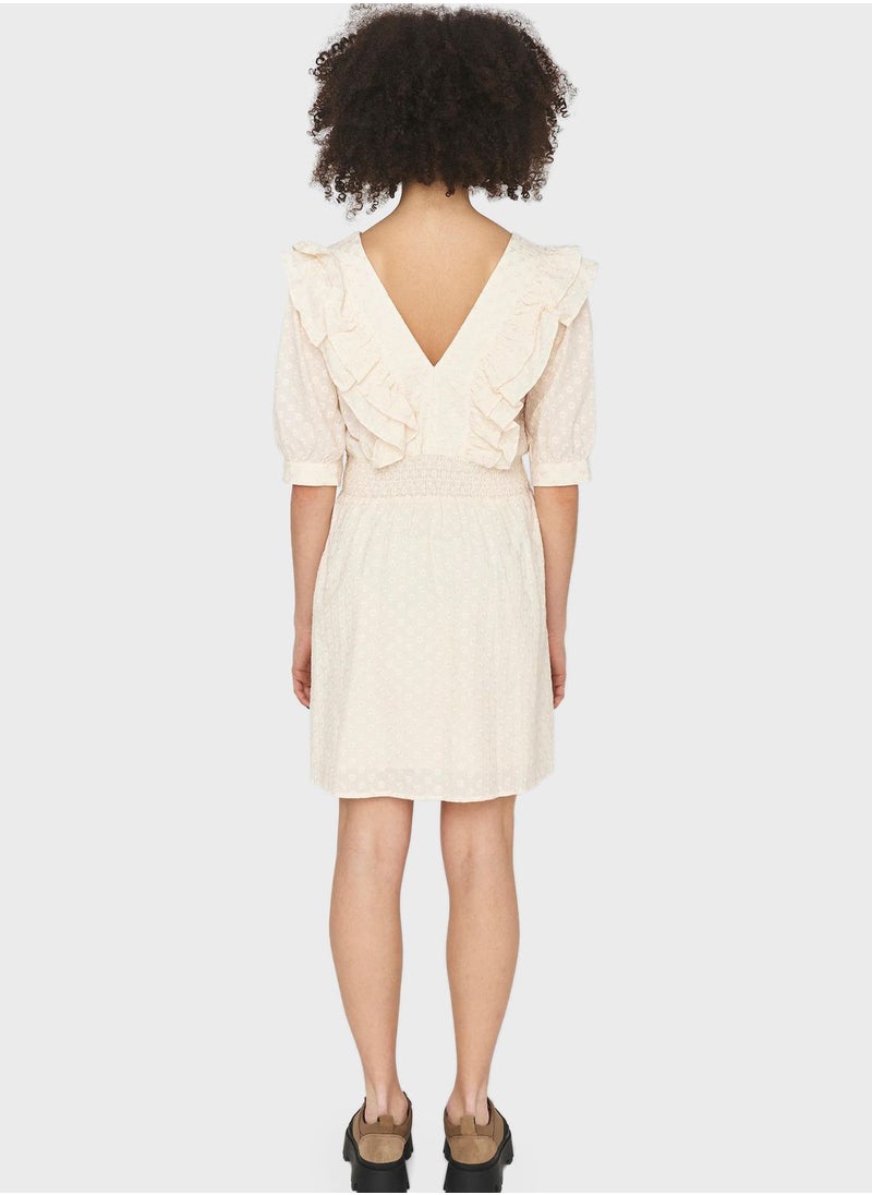 NOISY MAY - Ruffle Detail Dress - Image 1
