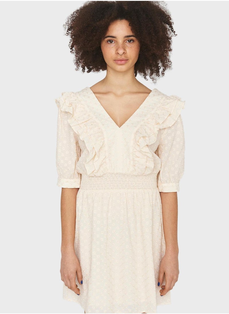 NOISY MAY - Ruffle Detail Dress - Image 1
