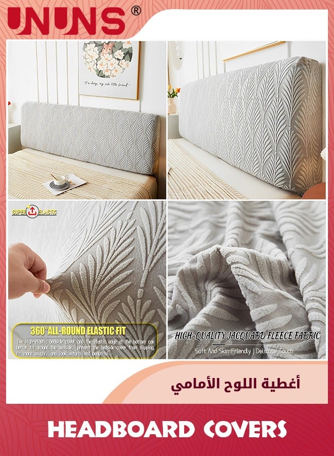 UNUNS Fabric Headboard Covers Slipcover,Stretch Bed Headboard,Bed Head Cover Slipcover Backrest Cover Headboards Beds Cover Protective Universal Dustproof Modern,150CM - Image 5