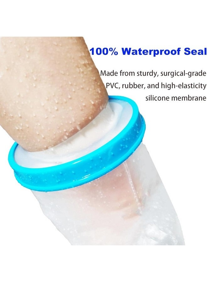 Beauenty 100% Waterproof Leg Cast Cover for Showering, Reusable Adult Short Leg Cast Protector, Cast Covers for Shower Leg, Cast Bag for Shower, Cast Cover for Showering Foot - Image 2