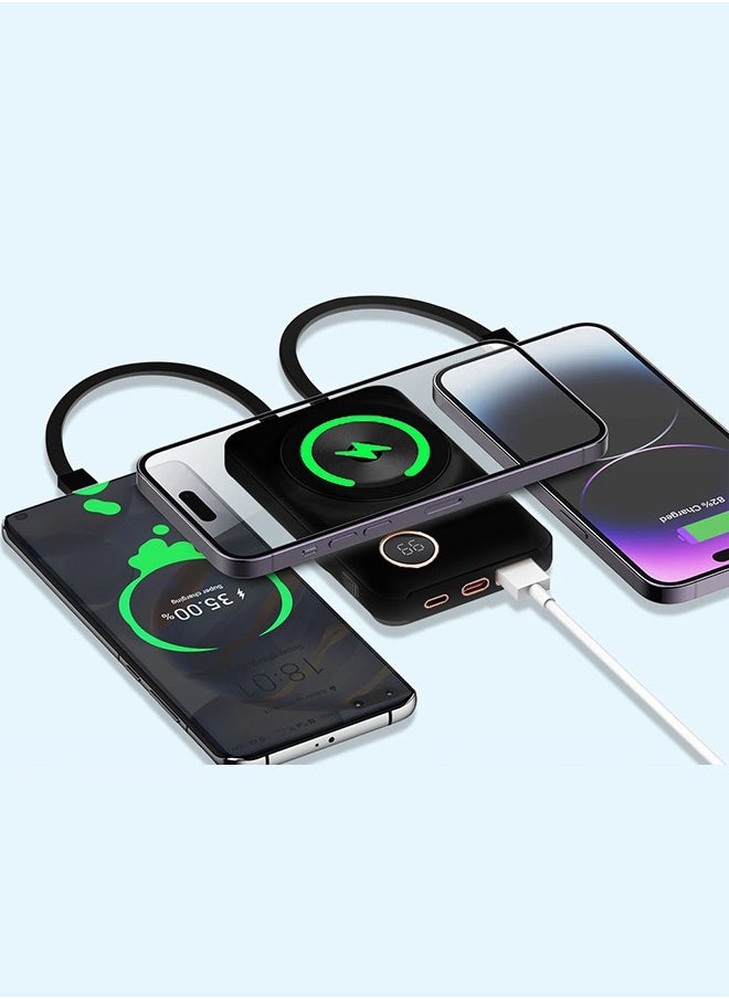 KALIO - 2Packs Power Bank Fast Charging 20000mAh 66W for Lightning and Type-C Devices, Mobile Phones, Tablets / Black - Image 1