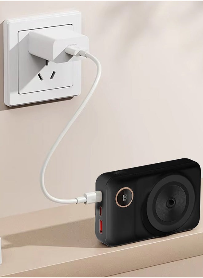 KALIO - 2Packs Power Bank Fast Charging 20000mAh 66W for Lightning and Type-C Devices, Mobile Phones, Tablets / Black - Image 1