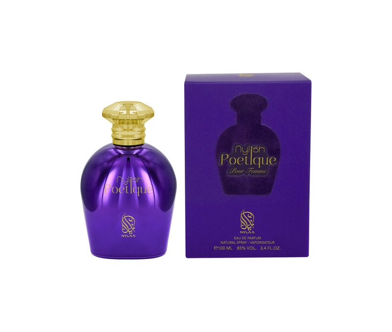 NYLAA Nylish Poetique Eau De Parfum (EDP) 100ML | Premium Perfume for Women | Long Lasting Fragrance | Daily Use Perfume - Image 4