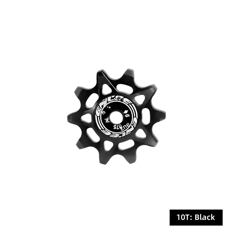 ENLEE Bicycle Rear Derailleur with Positive and Negative Tooth Ceramic Guide Pulley, for Mountain and Road Bikes (10/12/14/16T Guide Pulley)