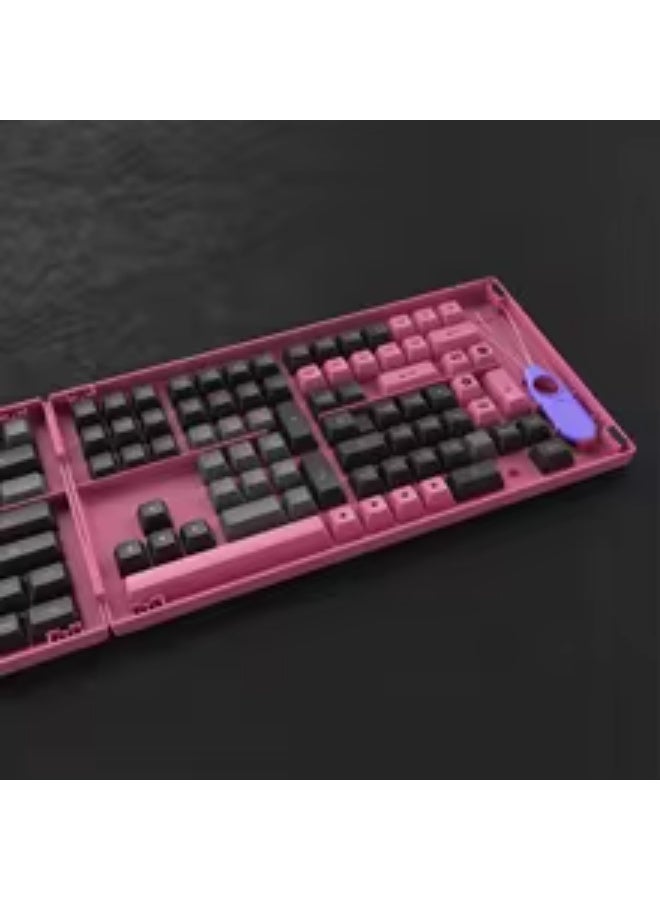 AKKO Akko Black&Rose 197-Key ASA Profile PBT Double-Shot Keycap Set for Mechanical Keyboards with Mac and ISO Enter Keys with Collection Box  - Image 5