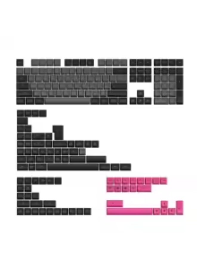 AKKO Akko Black&Rose 197-Key ASA Profile PBT Double-Shot Keycap Set for Mechanical Keyboards with Mac and ISO Enter Keys with Collection Box  - Image 3