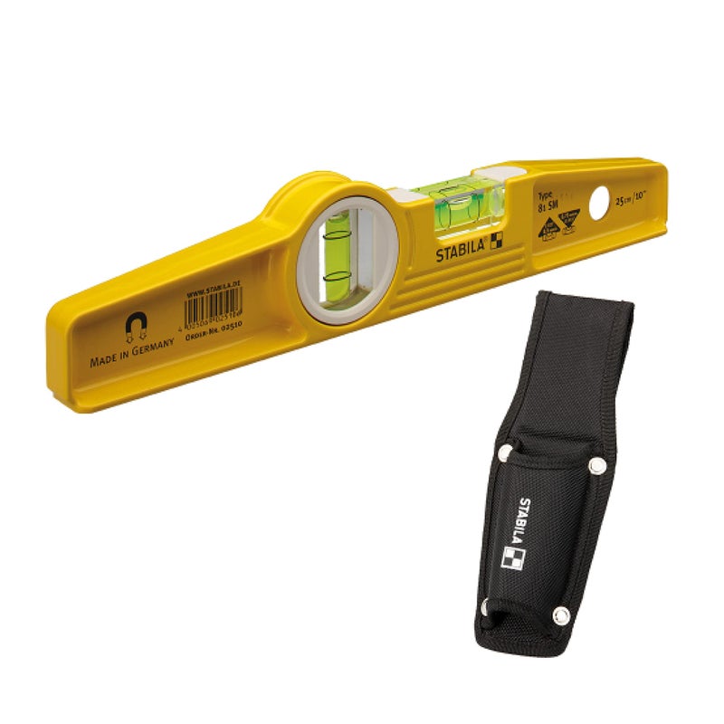 Stabila 81s-10mh Magnetic Level and Holster 2511 - Image 1