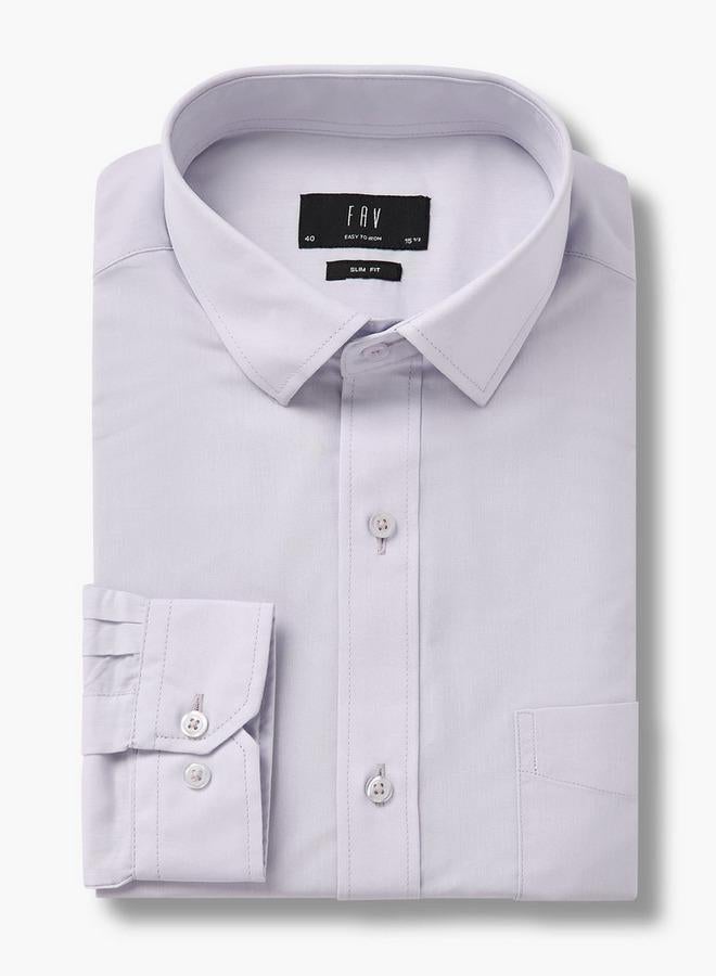 Splash FAV Set of 2 - Men Slim Fit Collared Long Sleeves Shirt - Image 3