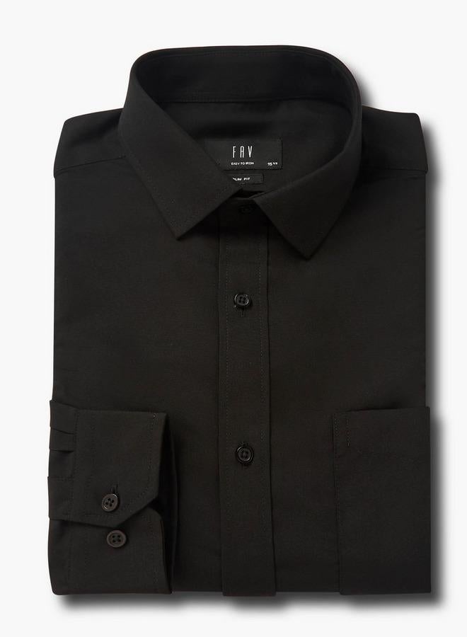 Splash FAV Set of 2 - Men Slim Fit Collared Long Sleeves Shirt - Image 2