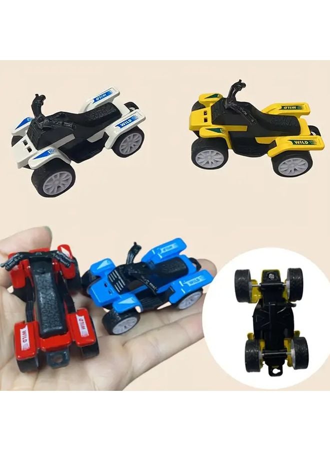 4 Colors Alloy Beach Motorcycle Models Durable Metal Collectible Toys 4pcs - Image 2