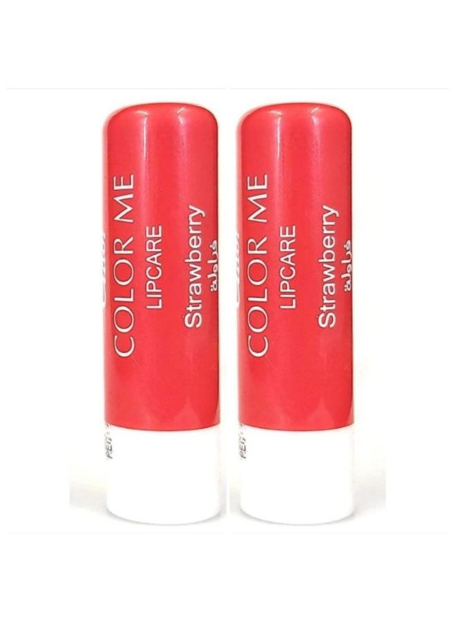 Ciao 2 pieces Color Me Lip Care Strawberry 