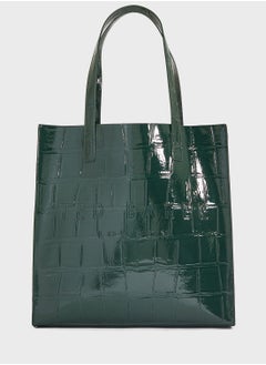 Ted Baker Croccon Croc Effect Large Icon Bag  - Image 1