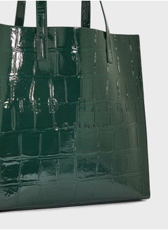 Ted Baker Croccon Croc Effect Large Icon Bag  - Image 4