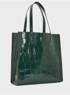 Ted Baker Croccon Croc Effect Large Icon Bag  - Image 3