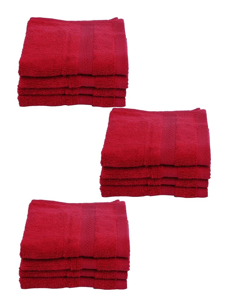 BIANCA Ultra Soft Zero Twist 100% Cotton Towel-12pc Face Towel (Paradiso) | Super Absorbent, Fluffy | AeroCore Organic Technology - for Men, Women, Gym, Kitchen Solid-Multi - Image 2