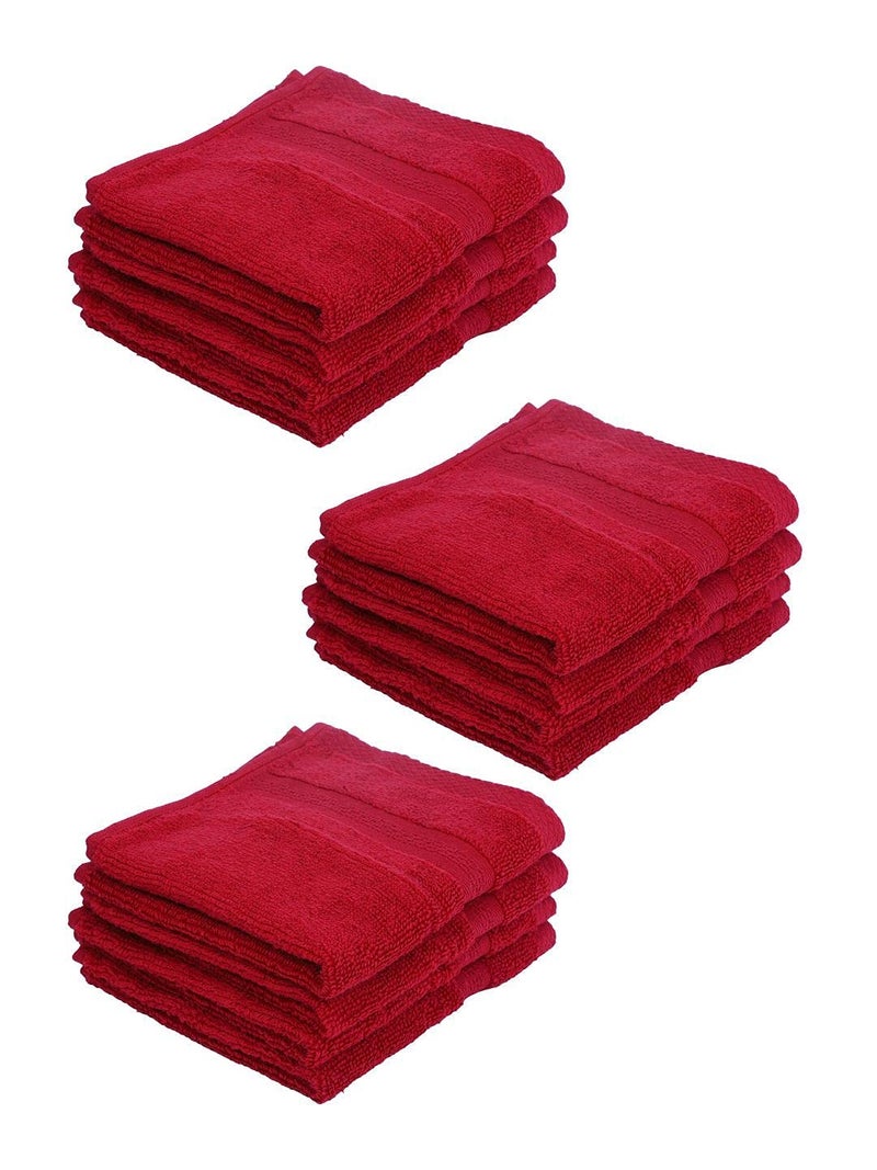 BIANCA Ultra Soft Zero Twist 100% Cotton Towel-12pc Face Towel (Paradiso) | Super Absorbent, Fluffy | AeroCore Organic Technology - for Men, Women, Gym, Kitchen Solid-Multi - Image 3