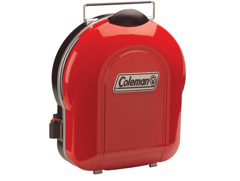 Coleman Fold â€˜N Go 6,000 BTU Portable Propane Grill, Lightweight Gas Grill with Push-Button Starter & Adjustable Horseshoe Burner, Great for Camping, Tailgating, Grilling, BBQ - Image 3