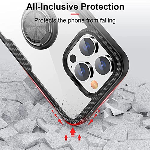 REALCASE Designed for iPhone 14 Pro Back Cover Case | Stylish Frameless Matte Hard Skin | Soft TPU Shock Proof Bumper Back Cover Case for iPhone 14 Pro (Black) - Image 5
