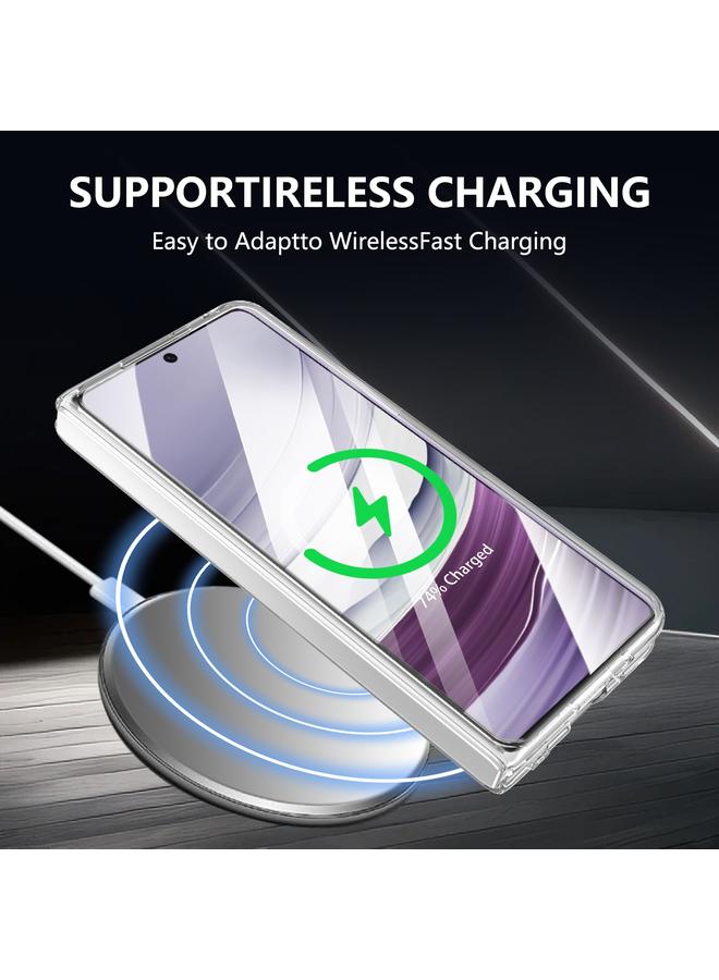 اس-توب جراب لهاتف Huawei Mate X3 lce قابل للطي من سلسلة MagSafe جراب شفاف مدمج لهاتف الكمبيوتر الشخصي - Image 5