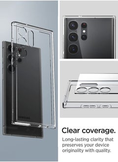 Spigen غطاء حماية الترا هايبرد لهاتف سامسونج جالاكسي S23 - شفاف كريستالي  - Image 4