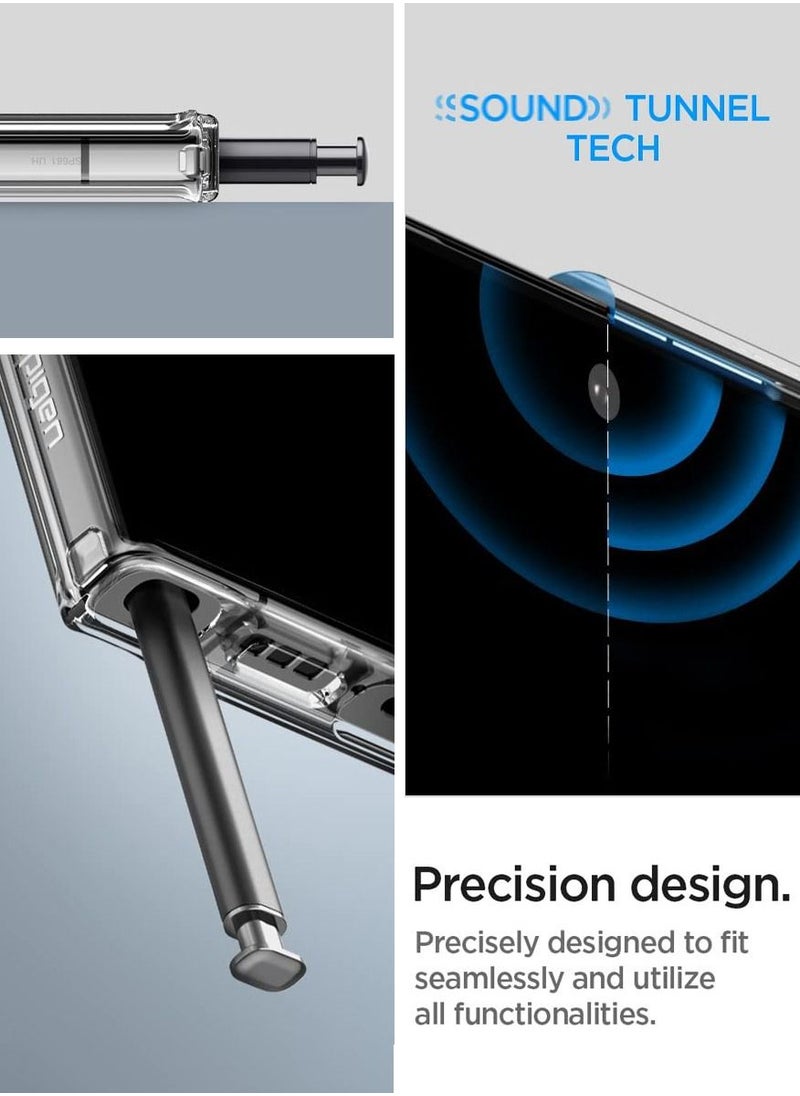 Spigen - غطاء حماية الترا هايبرد لهاتف سامسونج جالاكسي S23 - شفاف كريستالي - Image 1