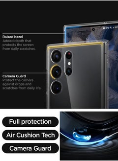 Spigen غطاء حماية الترا هايبرد لهاتف سامسونج جالاكسي S23 - شفاف كريستالي  - Image 5