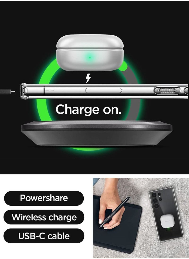 Spigen - غطاء حماية الترا هايبرد لهاتف سامسونج جالاكسي S23 - شفاف كريستالي - Image 1