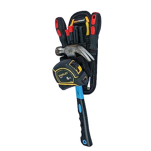 MELOTOUGH Small Tool Pouch with Belt Clip,Small Tool Holder Pouch, Min Work Organizer Tool Holster and Knife Holder with Hammer Holder - Image 3
