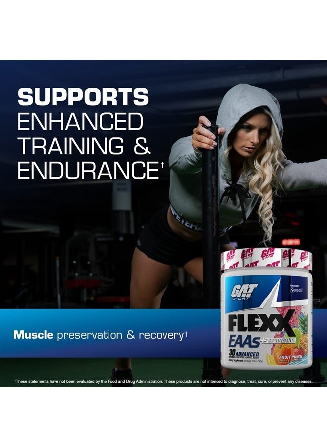 GAT SPORT Flexx EAAs + Hydration, Advanced Essential Amino Acids, 30 Servings (Orange Guava) - Image 3