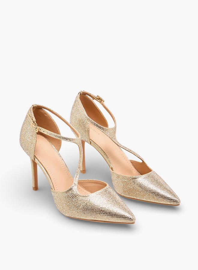 Flora Bella By Shoexpress Women Embellished Stilletto Heel Shoes - Image 1