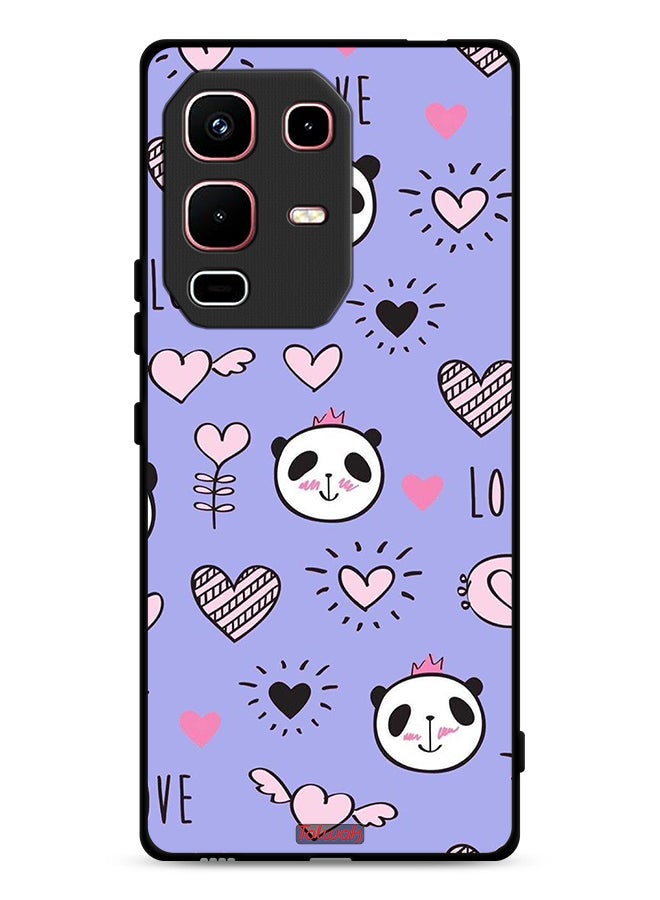 Tolwak Infinix Note 50s Protective Case Cover Love And Panda Doodle - Image 1