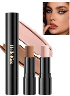 Double End Highlighter Contour Stick Makeup Shading Stick and Makeup Highlighter Stick 2 in 1  Professional Long Lasting and Waterproof Face Body Contour Makeup Bronzer Stick 01 - pzsku/ZFBCFC5029F5FA58027E9Z/45/_/1699972473/e6ba34e2-e97c-4470-a983-fe19d9eb2b49