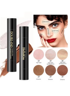 Double End Highlighter Contour Stick Makeup Shading Stick and Makeup Highlighter Stick 2 in 1  Professional Long Lasting and Waterproof Face Body Contour Makeup Bronzer Stick 01 - pzsku/ZFBCFC5029F5FA58027E9Z/45/_/1699972705/3b235a57-5ac9-4837-9ca6-8dfe3898007a