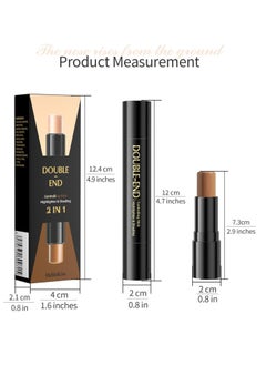 Double End Highlighter Contour Stick Makeup Shading Stick and Makeup Highlighter Stick 2 in 1  Professional Long Lasting and Waterproof Face Body Contour Makeup Bronzer Stick 01 - pzsku/ZFBCFC5029F5FA58027E9Z/45/_/1699972708/5be3858b-d2a1-49bc-9368-c4a885be9866