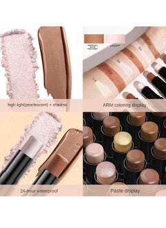 Double End Highlighter Contour Stick Makeup Shading Stick and Makeup Highlighter Stick 2 in 1  Professional Long Lasting and Waterproof Face Body Contour Makeup Bronzer Stick 01 - pzsku/ZFBCFC5029F5FA58027E9Z/45/_/1699972709/b616e78c-9148-46a6-9eda-de1ce911d774