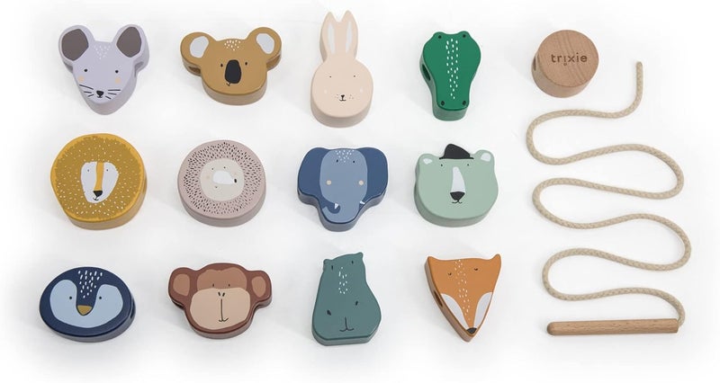 Trixie Wooden Animal Lacing Beads - Image 2